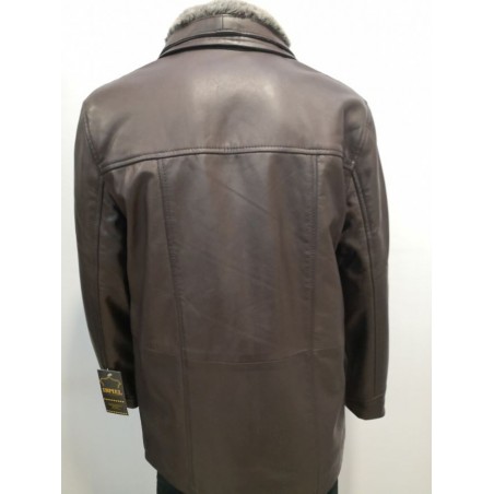 Chaquetón de Piel Para Hombre