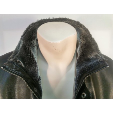 Chaquetón de Piel con Forro de Pelo