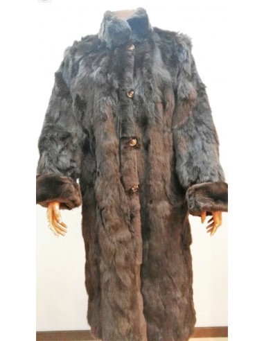 Gabardina Pelo Natural Para Mujer