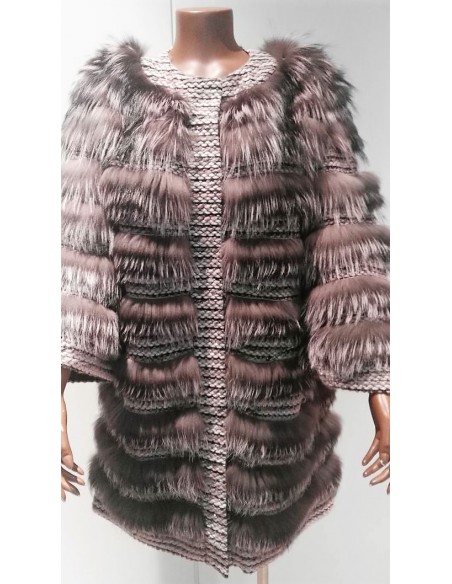 Abrigo de pelo natural