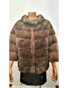 Chaqueta de Pelo Manga Semilarga