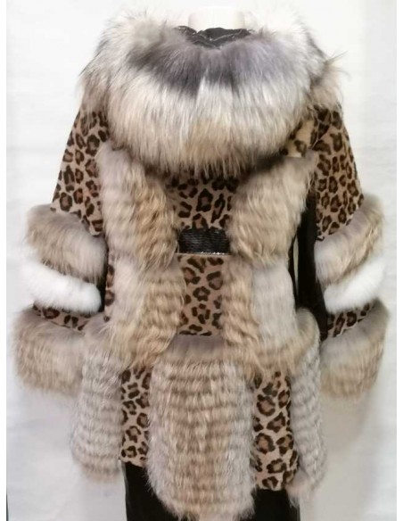 Abrigo de pelo natural