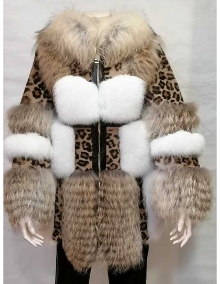 Abrigo de pelo natural