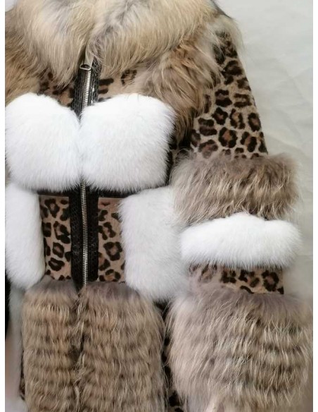 Abrigo de pelo natural