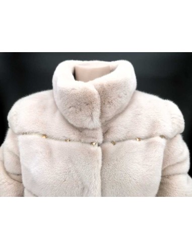 Chaqueta de pelo natural reversible