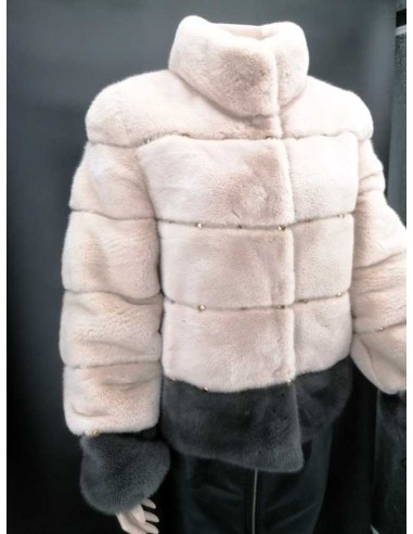 Chaqueta de pelo natural reversible