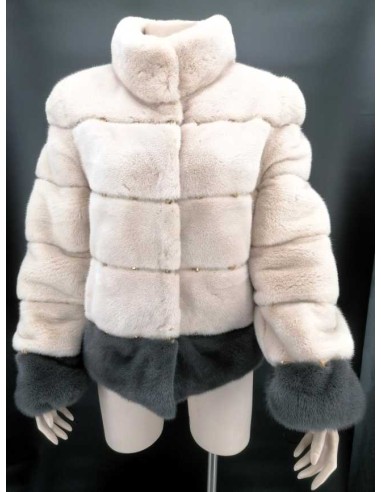 Chaqueta de pelo natural reversible