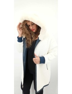 Gabardina reversible para mujer 2