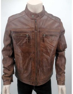 Cazadora de cuero para hombre 2
