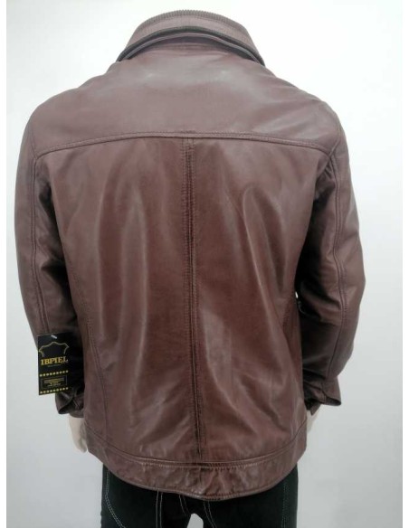 Chaqueta de piel hombre
