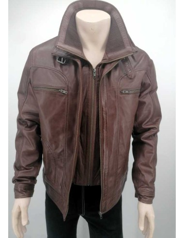 Chaqueta de piel hombre