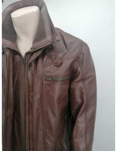 Chaqueta de piel hombre