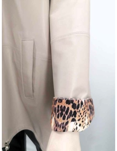 Poncho de piel reversible