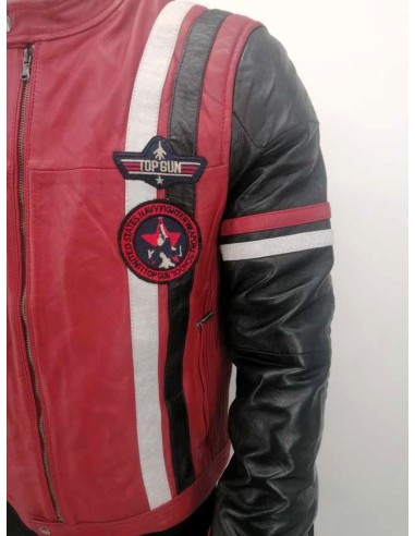 Cazadora de cuero hombre