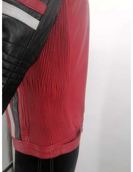 Cazadora de cuero hombre