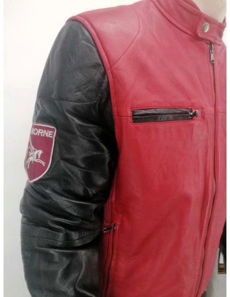 Cazadora de cuero hombre