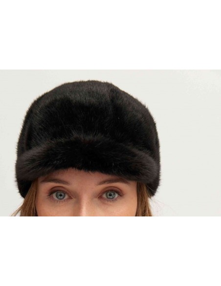 Gorra de pelo para mujer
