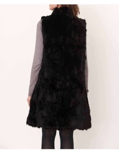 Chaleco largo de pelo