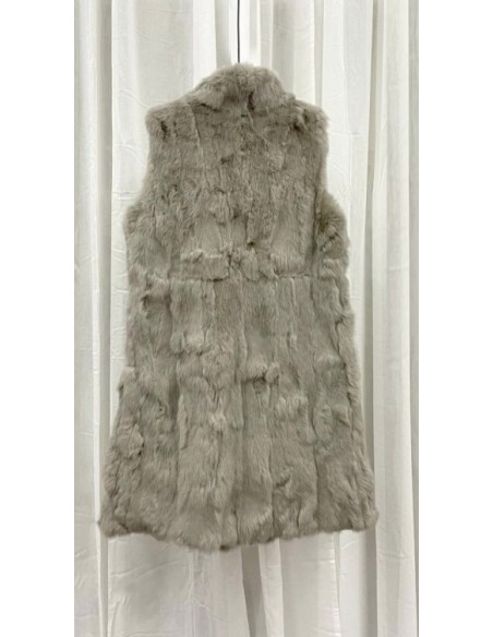 Chaleco largo de pelo