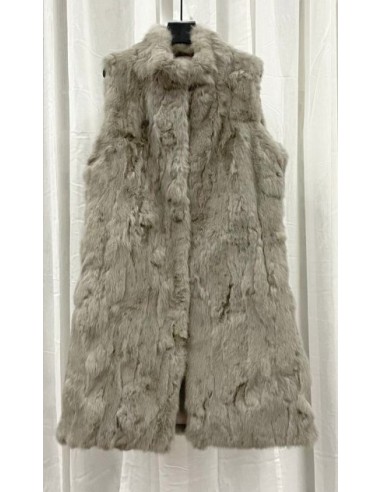 Chaleco largo de pelo