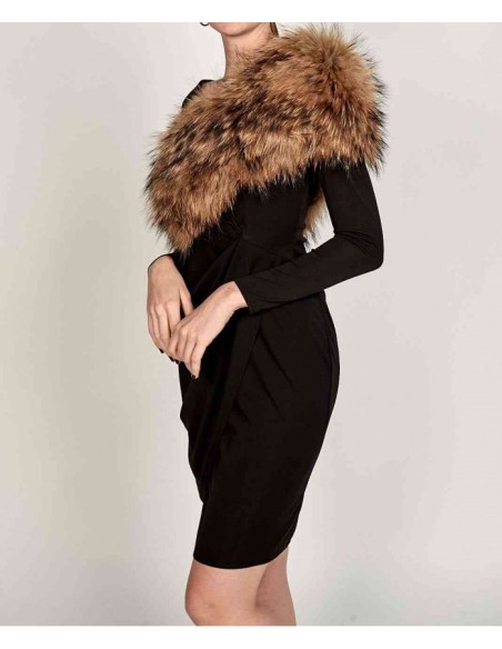 Estola Tricotada de pelo natural