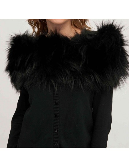 Estola Tricotada de pelo natural