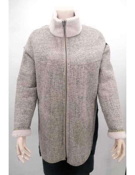 Abrigo de doble faz reversible