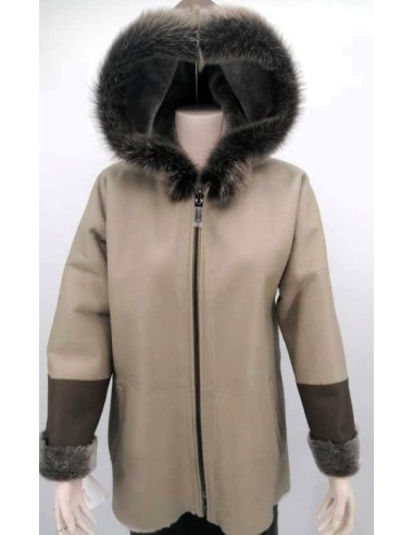 Chaqueta de doble faz reversible con capucha