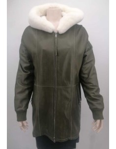 Gabardina de piel reversible 2