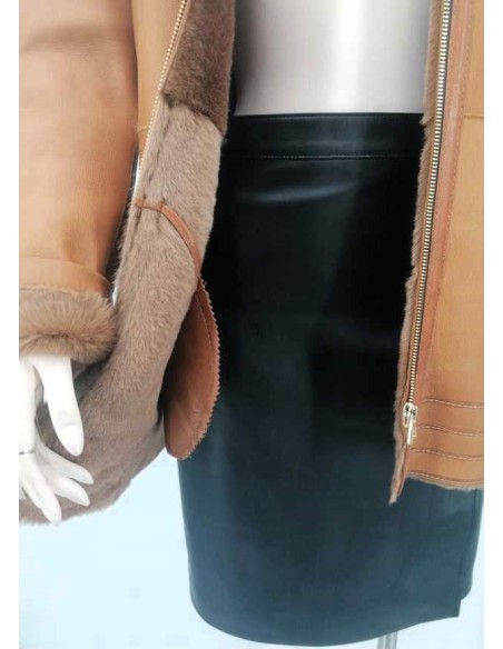 Chaqueta doble faz capucha desmontable