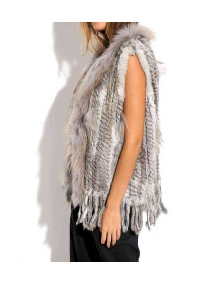 Chaleco de pelo para mujer