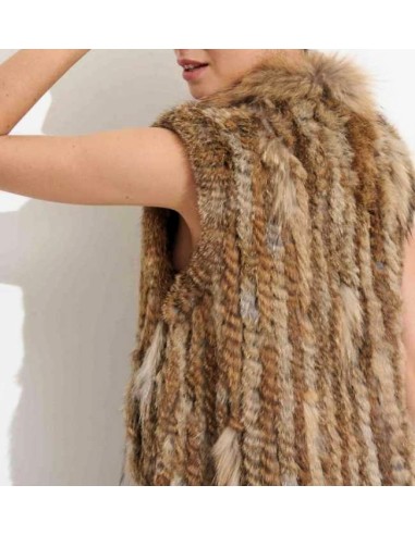 Chaleco de pelo para mujer