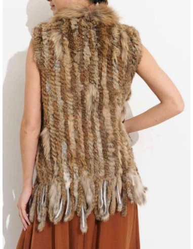 Chaleco de pelo para mujer