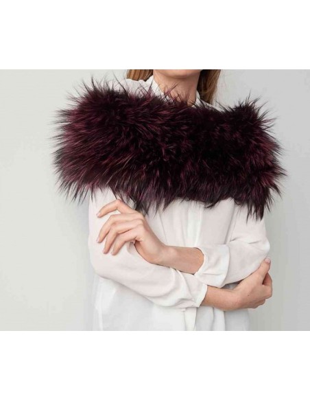 Estola Tricotada de pelo natural