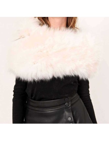 Estola Tricotada de pelo natural