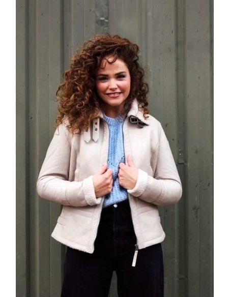 Cazadora de piel con forro de pelo