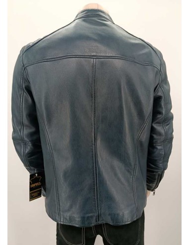 Cazadora de piel para hombre