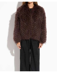 Chaqueta de pelo reversible