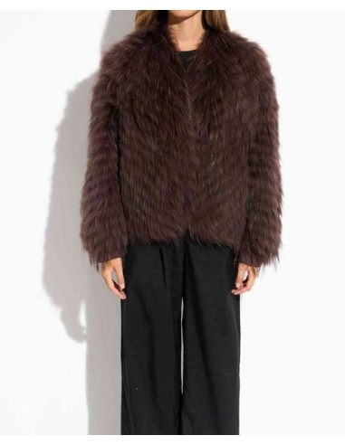 Chaqueta de pelo reversible