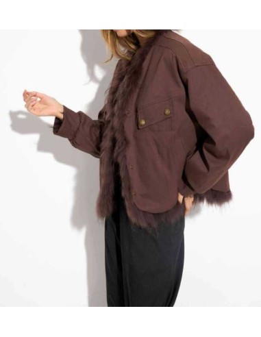 Chaqueta de pelo reversible