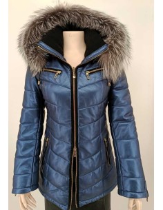 Chaqueta de piel acolchada 2