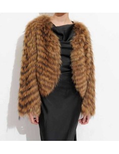 Chaqueta de pelo natural