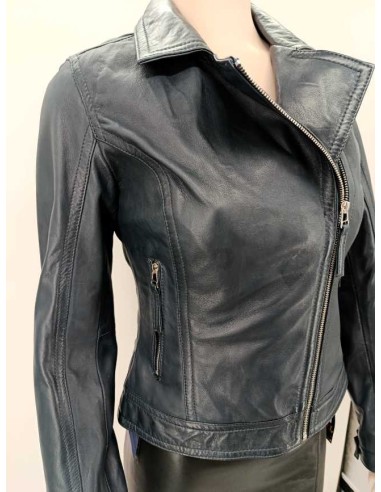 Cazadora biker de mujer