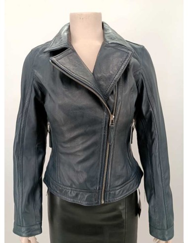 Cazadora biker de mujer