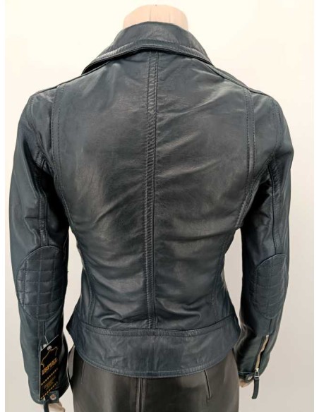 Cazadora biker de mujer