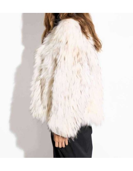 Chaqueta de pelo reversible
