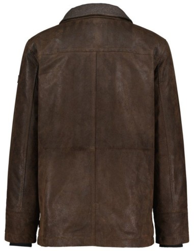 Chaquetón de Piel Para Hombre