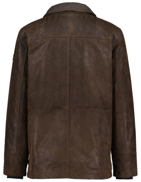 Chaquetón de Piel Para Hombre