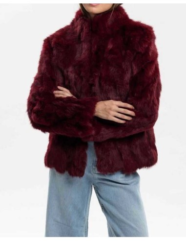 Chaqueta de pelo de conejo