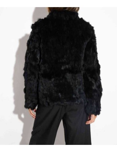 Chaqueta de pelo de conejo
